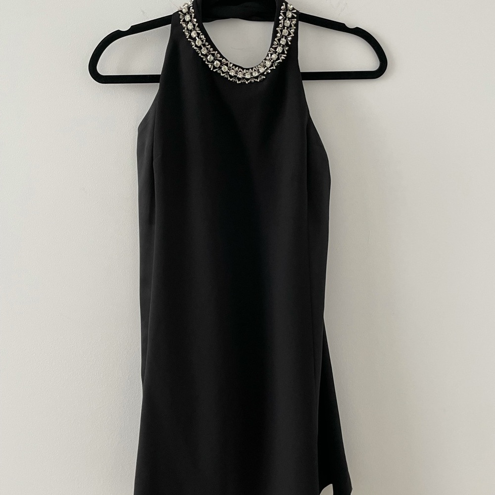 Rebecca Taylor Studded Scoop Neck Sleeveless Dress - Picture 2 of 10